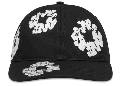 Denim Tears Cotton Wreath Adjustable Cap Black