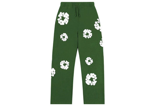 Denim Tears Cotton Wreath Baggy Sweatpants Green