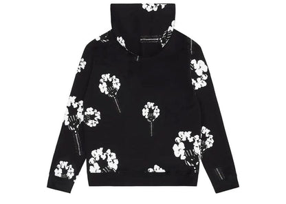 Denim Tears Hardies Tears Fist Wreath Hoodie Black
