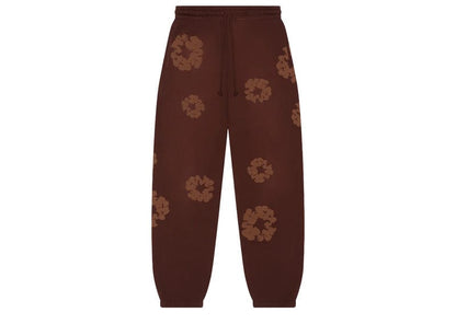 Denim Tears Mono Cotton Wreath Sweatpants Brown