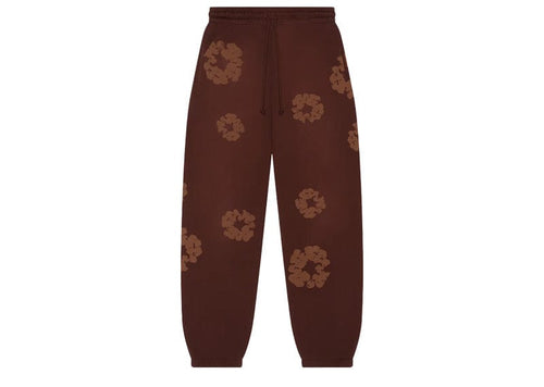 Denim Tears Mono Cotton Wreath Sweatpants Brown