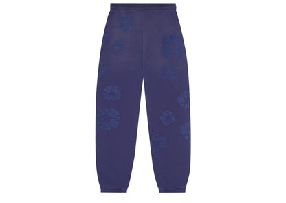 Denim Tears Mono Cotton Wreath Sweatpants Washed Blue