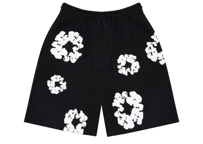 Denim Tears The Cotton Wreath Shorts Black