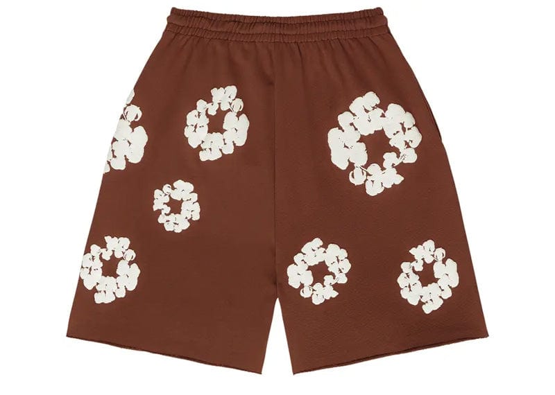 Denim Tears The Cotton Wreath Shorts Brown
