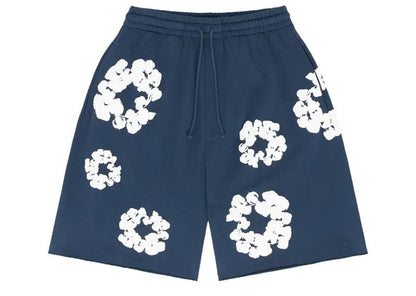Denim Tears The Cotton Wreath Shorts Navy
