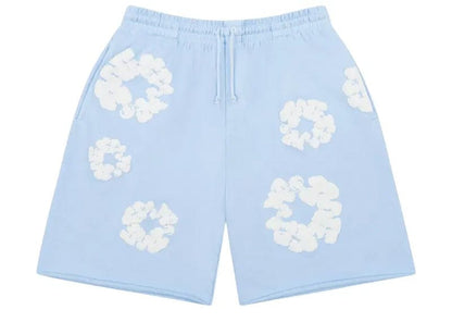 Denim Tears The Cotton Wreath Sweatshorts Powder Blue
