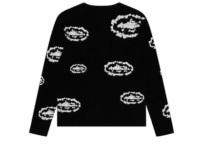 Denim Tears x Corteiz Island Wreath Waffle Thermal Black