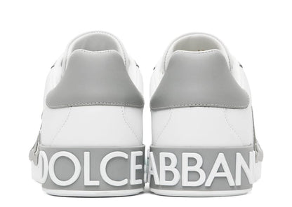 Dolce & Gabbana Calfskin Nappa Portofino Sneaker White/Grey