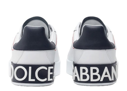 Dolce & Gabbana Calfskin Nappa Portofino Sneaker White/Navy