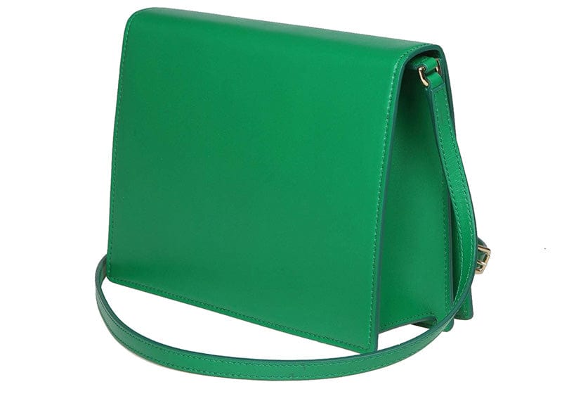 Dolce & Gabbana Calfskin DG Logo Crossbody Bag Green