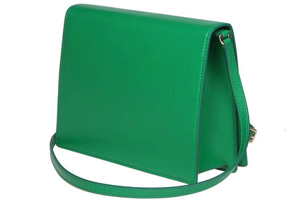 Dolce & Gabbana Calfskin DG Logo Crossbody Bag Green