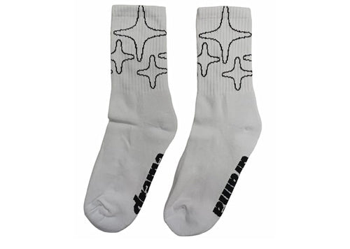 Drama Call 3STA Socks White/Black