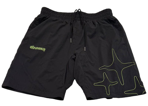 Drama Call Lightweight Nylon Shorts Black Green