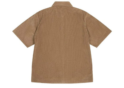 drew house corduroy ss shirt chaz brown