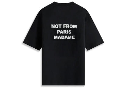 Drôle de Monsieur Basic Le Slogan T-shirt Black