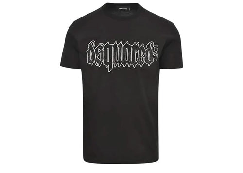 DSquared2 Crystal Logo Tee Black
