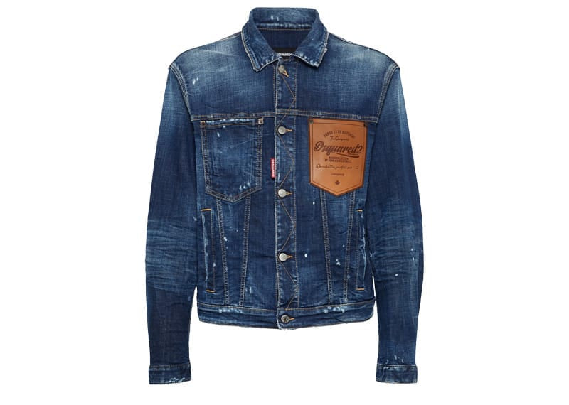 DSquared2 Logo Patch Denim Jacket
