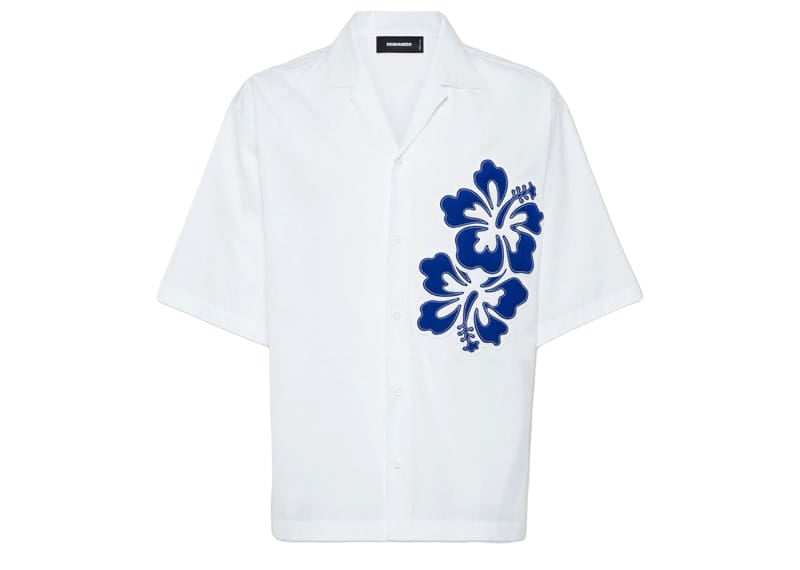 Dsquared2 Muay Thai Short Sleeved Shirt White