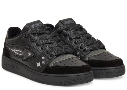 Enterprise Japan Egg Rocket Sneaker Suede/Leather Black