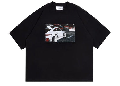 Episodes Brake-Lights Tapestry Patch Tee Black