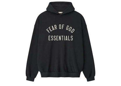 Fear of God Essentials 90's Fit Hoodie Vintage Black