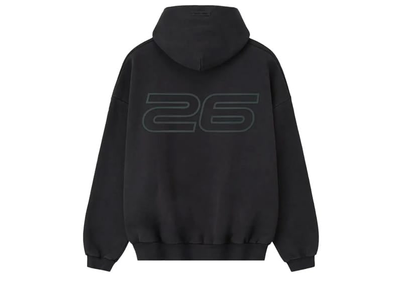 Fear of God Essentials 90's Hoodie Vintage Black