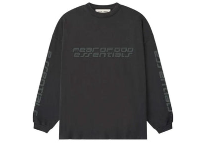 Fear of God Essentials 90's Long Sleeve Tee Vintage Black