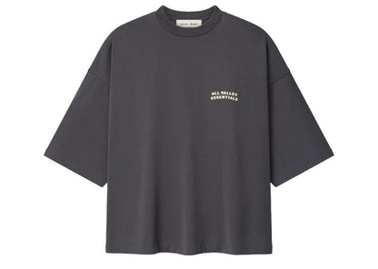Fear Of God Essentials All Valley Iron Grey Merch Tee Boxy Fit