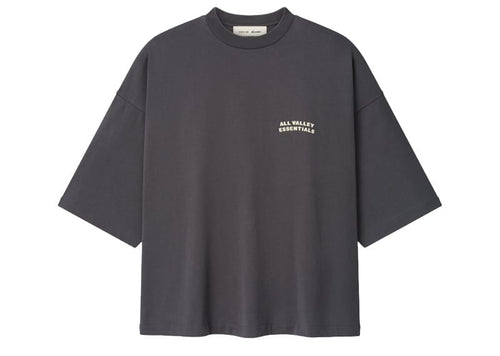 Fear Of God Essentials All Valley Iron Grey Merch Tee Boxy Fit