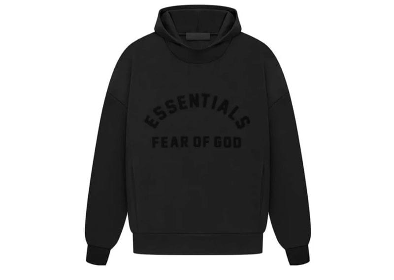 Fear of God Essentials Arch Logo Hoodie Black
