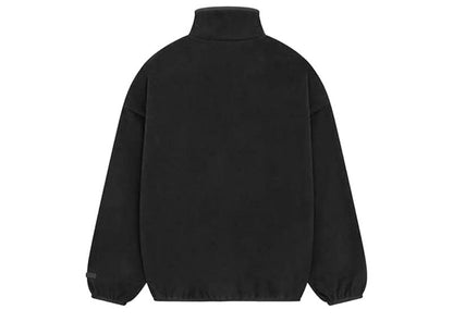 Fear of God Essentials Brushed Half Zip Pullover Black