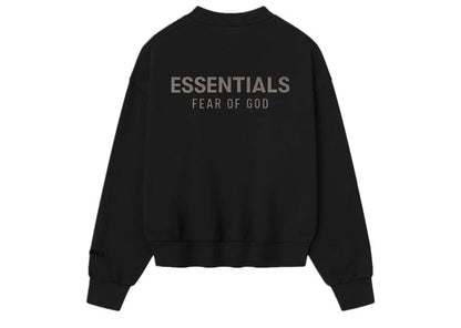 Fear of God Essentials Classic Crewneck Sweatshirt Jet Black