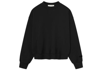 Fear of God Essentials Classic Crewneck Sweatshirt Jet Black
