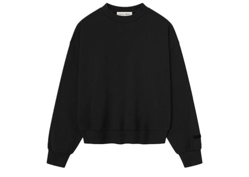 Fear of God Essentials Classic Crewneck Sweatshirt Jet Black