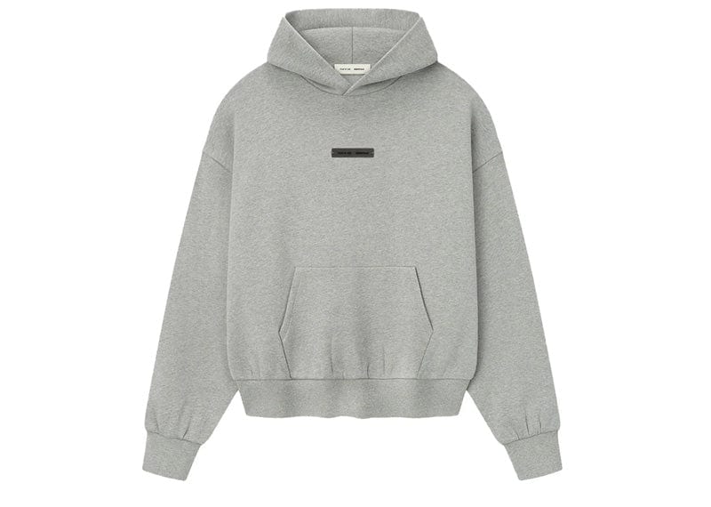 Fear of God Essentials Classic Fleece Hoodie Concrete Heather