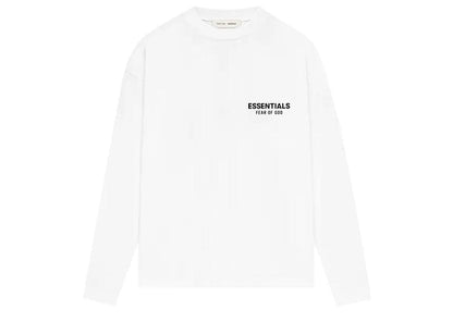 Fear of God Essentials Classic Long Sleeve Tee Bright White
