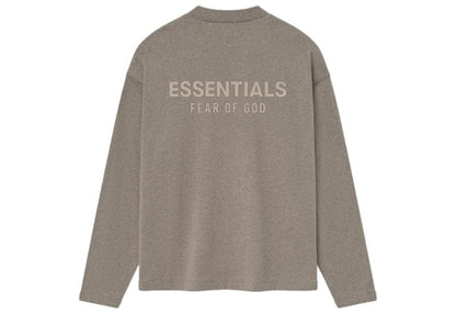 Fear of God Essentials Classic Long Sleeve Tee (FW25) Homestead Heather