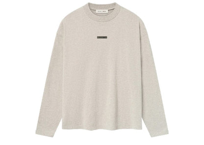 Fear of God Essentials Classic Long Sleeve Tee Heather Stone