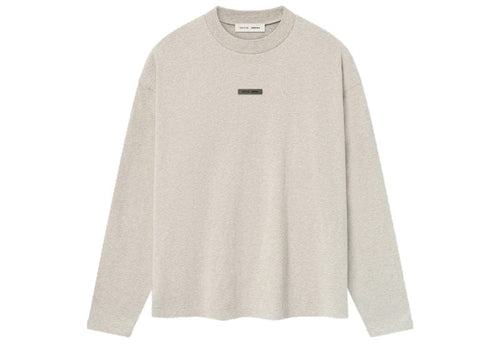 Fear of God Essentials Classic Long Sleeve Tee Heather Stone