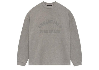Fear of God Essentials Core Collection Heavy L/S Tee Heather Grey