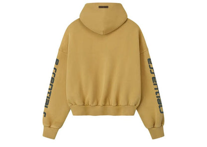 Fear of God Essentials Cropped Relaxed Hoodie Canyon