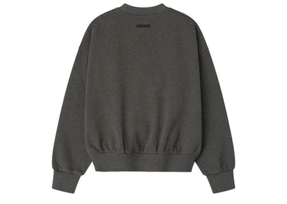 Fear of God Essentials Embossed Classic Crewneck Sweatshirt Charcoal Heather