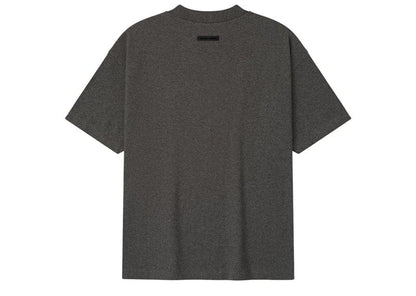 Fear of God Essentials Embroidered Classic Short Sleeve Tee Charcoal Heather