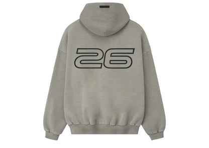 Fear of God Essentials Heavy Fleece 90's Hoodie Smoke Grey
