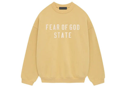 Fear of God Essentials Heavy Fleece Crewneck Amber