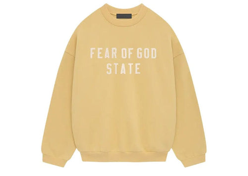 Fear of God Essentials Heavy Fleece Crewneck Amber