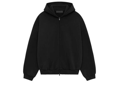 Fear of God Essentials Heavy Fleece Full-Zip Hoodie Black