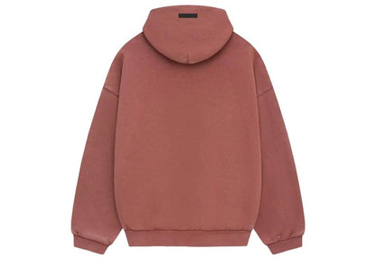 Fear of God Essentials Heavy Fleece Hoodie Crimson