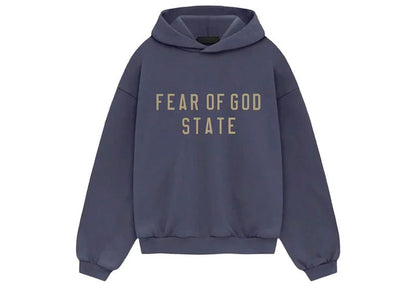 Fear of God Essentials Heavy Fleece Hoodie Marine