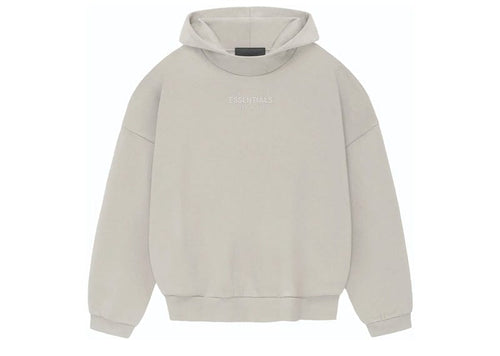 Fear of God Essentials Hoodie Silver Cloud